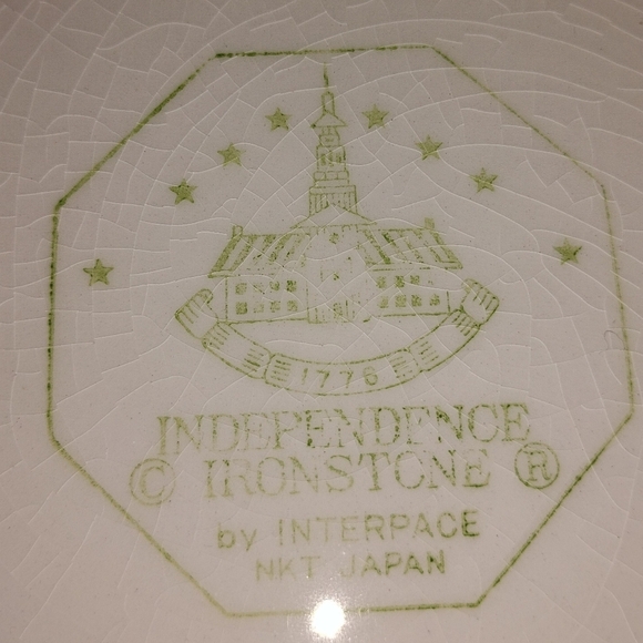 7 INDEPENDENCE IRONSTONE PLATES - Picture 10 of 10